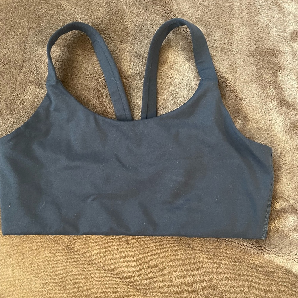 Girlfriend Collective Blue Sports Bra Intimates
